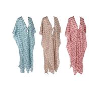 Home ESPRIT Paréo Marron Turquoise Corail (3 unités)