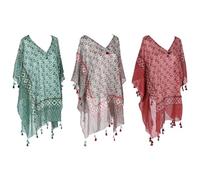 Home ESPRIT Paréo Rouge Vert Corail (3 unités)