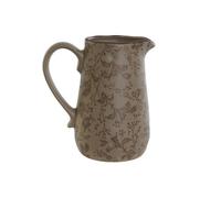 Home ESPRIT Pichet Brun Vert Grès Feuille de Plante Shabby Chic