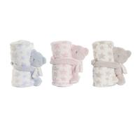 Home ESPRIT Set Cadeau pour bébé Bleu Beige Rose Polyester (3 unités) S3057030 - EAN : 8424002133108