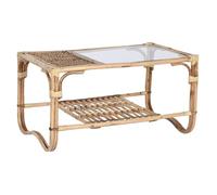 Home ESPRIT Table Basse Naturelle Bambou rotin 76 x 46 x 40 cm