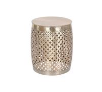 Home ESPRIT Table d'appoint Doré Aluminium 40 x 40 x 48 cm