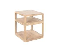 Home ESPRIT Table d'appoint Naturelle en Bois de Manche 51 x 51 x 61 cm