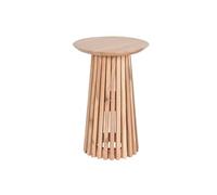 Home ESPRIT Table d'appoint Naturelle en Bois de Mindi 40 x 40 x 60 cm