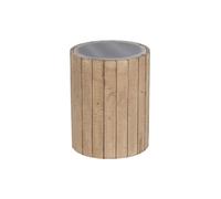 Home ESPRIT Table d'appoint Naturelle en Bois MDF 36 x 36 x 45 cm