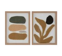 Home ESPRIT Tableau Abstrait Urbain 30 x 2,5 x 40 cm (2 unités)