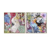 Home ESPRIT Tableau Moderne 80 x 3,5 x 80 cm (2 unités)