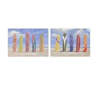 Home ESPRIT Tableau Surf 100 x 3 x 70 cm (2 unités)