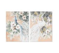 Home ESPRIT Tableau Tropical 90 x 3,7 x 120 cm (2 unités)