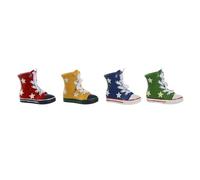 Home ESPRIT Tirelire en Polyester résine Chaussure 14 x 6 x 11,5 cm (4 unités)