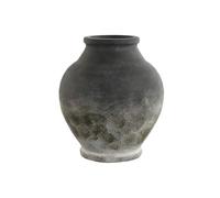 Home ESPRIT Vase Gris Terre Cuite Orientale 28 x 28 x 33 cm