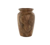Home ESPRIT Vase Naturel Marron Foncé Teck 25 x 25 x 40 cm