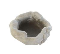 Home ESPRIT Vide-Poches Ciment Mains 24 x 22 x 12 cm