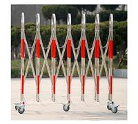 Home Essentials,Expandable Safety Barrier - Mobile Metal Security Barrier for Factory Workshop School - Rosso-1 1 x 9m - and Versatile Crowd Control Solution