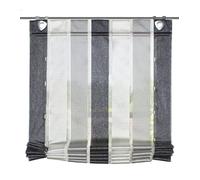 Home Fashion 091/036-8007 130 x 0080 Store à Bandes Verticales, Plastique, Anthracite, 130 x 80 cm