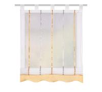 Home Fashion 31 Store Rideau Plissé à Enrouleur pour Coffre Jaune 140 x 140 cm