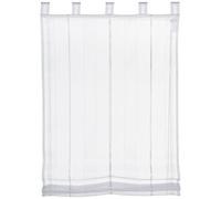 Home Fashion 79772-701 Rideau Store Bateau avec Boucles Blanc 140 x 80 cm