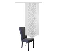 Home fashion 86629-101 rideau coulissant avec équerre 160 x 57 cm en jacquard blanc