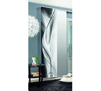 Home fashion 87313-703 Halifax Panneau Japonais Polyester Gris 245 x 60 cm