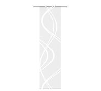 Home Fashion 87461-710 Blanc H : 245 x B : 60 cm Panneau Coulissant en Voile scherli