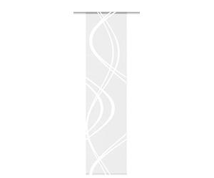 Home Fashion 87461-710 Blanc H : 245 x B : 60 cm Panneau Coulissant en Voile scherli
