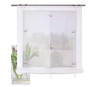 Home Fashion Bändchenrollo, Rose, 130 x 80 cm