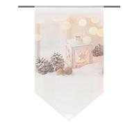 Home Fashion Lanterne de fenêtre en Tissu Naturel 100 x 60 x 0,1 cm