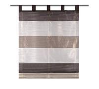 Home Fashion Lot de 6 Stores à Franges en Maille Fibres, 130 x 80 cm