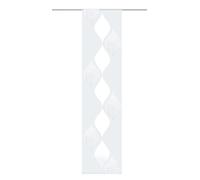 Home Fashion Panneau Coulissant en Voile scherli Polyester Ecru 245 x 60 cm