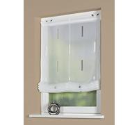 Home Fashion Raffrollo, Tissu, Cappuccino, 130 x 80 cm