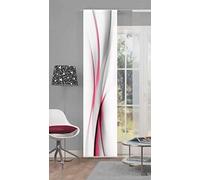 Home Fashion Rideau Coulissant Rouge 245 x 60 cm