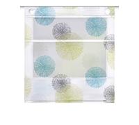 Home Fashion Rouleau magnétique Aspect Bambou Rawlins, Bleu Vert, 130 x 45 cm