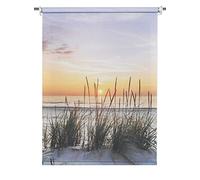 Home fashion/Store Enrouleur à chaînette Aspect Soie imprimé, avec Accessoires, | Evening | 067415-1107 | Dimensions 150 x 80 cm/Naturel