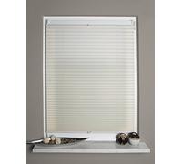 Home Fashion Store plissé Up & Down, Plastique, Tissu, Beige, 130 x 100 cm