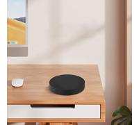 Home For IR Remote Control Hub for App, Blaster infrarouge WiFi avec commande vocale, pont d'automatisation de ventilateur TV AC, multi-protocole pour passerelle, noir, 65 x 65 x 11 mm