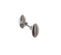 Home Friendly 213632 Double Ovale Poignée de porte Nickel Mat