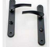 Home friendly Poignée de porte intérieure Coralie noir condamnation Quincadeco