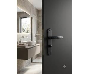 Home friendly Poignée de porte intérieure Elona gris RAL 7016 condamnation
