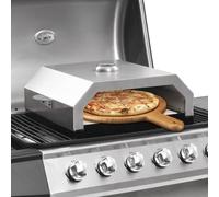 Home & Garden-Four à pizza avec pierre en céramique pour barbecue au charbon de bois