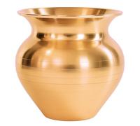 Home Genie Pure Copper Lota Kalash for Pooja | Traditional Copper Pot for Holy Water, Vastu, Temple Rituals & Spiritual Use - 78g - Handcrafted Pooja Accessory