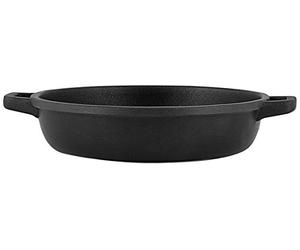 HOME Granchef Sauteuse, Revêtement Antiadhérent avec 2 Poignées, Ronde, Aluminium Moulé sous Pression, Noir, 22 cm