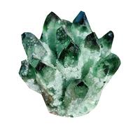 Home Green Phantom Crystal Ghost Quartz Cluster,400~500g Gemstone Stone