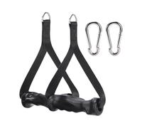 Home Gym Fitness Grip - D Handle Cable Attachments With Hooks - Anti-Slip Gym Handles For Cable Machines, Pilates, Rowing, Pulldowns & Strength Training - Back, Shoulder & Arm Workout Accessory