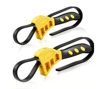 home harbor 2 Pièces Clés à sangle,Clé en caoutchouc antidérapant,150mm et 100mm clés à sangle réglables,Ensemble d’outils multifonction,adapté aux tuyaux,accessoires sanitaires et ménagers