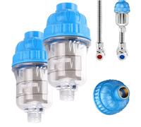 Home Hard Water Shower Filter for Bathroom, Thickened Cover Reusable Shower Filters Universal Showerhead Filter, Easy to Install, Durable Design Last, Fits Rain for Home, Gym and Travel(2PCS)
