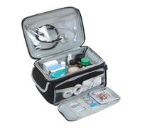 Home Health Bag - 11.4x7.6x6.8in Pill Bottle Organizer, Medicine Storage Case, Compaact Waterproof Travel Pharmacy Bag | Convenient Storage Solution for Easy Organization, Pills, Tablets