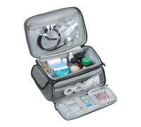 Home Health Bag - 11.4x7.6x6.8in Pill Bottle Organizer, Medicine Storage Case, Compaact Waterproof Travel Pharmacy Bag | Convenient Storage Solution for Easy Organization, Pills, Tablets