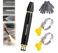 Home High-Pressure Car Wash Water Gun with Booster Nozzle, Powerful High-Pressure Water Gun for Car Cleaning, Adjustable Hose Sprayer for Lawn Garden Plant Watering, Leakproof Design (A-1)