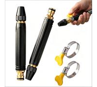 Home High-Pressure Car Wash Water Gun with Booster Nozzle, Twist Adjustable Jet Mist & Shower Spray for Car Washing, Plant Watering & Patio Cleaning