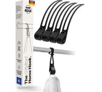 Home Hook Barre à Serviettes sans Perçage ni Collage (Lot de 4) - Pour toute la Maison, le Crochet est votre Nouvel Organisateur de Salle de Bain et de Cuisine, Cadeau Idéal pour la Fête de